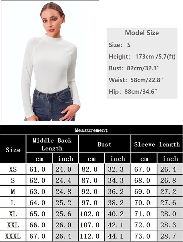 Detalle 2 de Haut thermique femme à col rond montant Terecey, manches longues en coton épais
