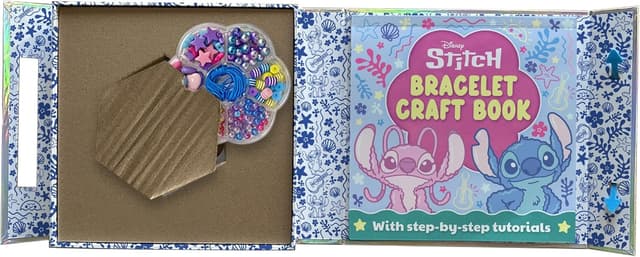 Detalle de Disney Stitch Best Friends Activity Book & Bead Kit for making 12 Stitch bracelets