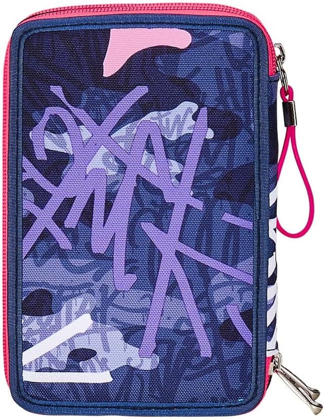 Thumbnail 6 de Seven Astuccio 3 scomparti viola con 44 pezzi: triplo comparto per matite, pennarelli e accessori