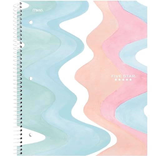 Thumbnail 8 de Five Star 8" x 10.5" Spiral Notebook, 80 Sheets ๐