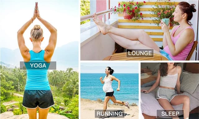 Thumbnail 6 de fitglam Women’s Maternity Shorts Over Belly with Pockets (Cotton/Spandex)