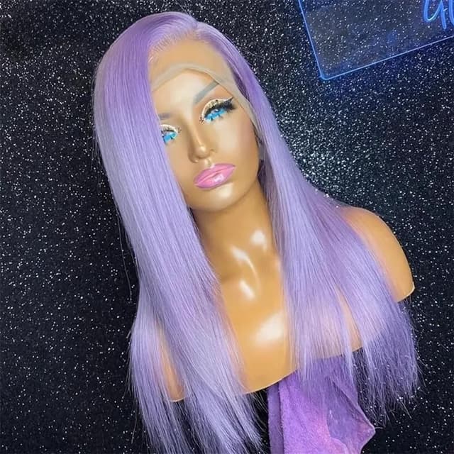 Detalle 2 de ORIGEN 24 Inch purple lace front wig