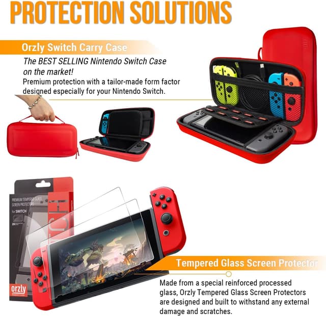 Detalle de Orzly Switch accessories bundle for Switch