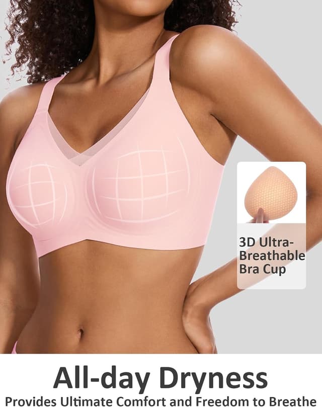 Thumbnail 4 de Vinfact V Lace Wireless Seamless Bra — Full Coverage