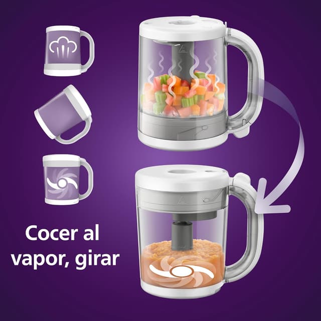 Detalle de Philips Avent SCF883/20 robot 4 en 1 para bebés