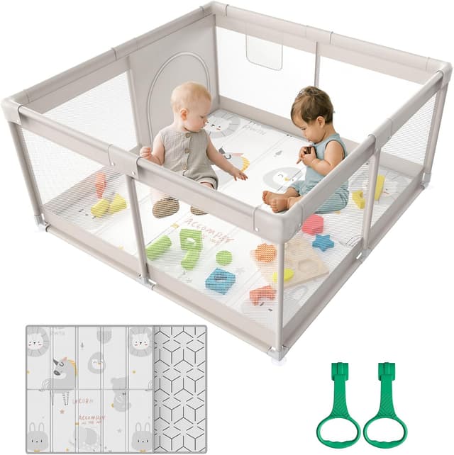 Imagen de Cafolatt Box Bambini 120x120 cm recinto per neonati con materassino en OfertitasTOP