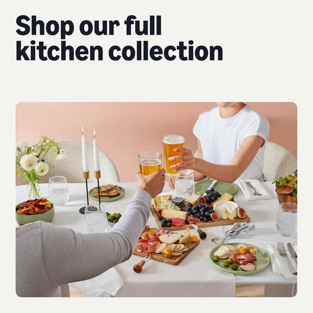 Thumbnail 6 de Amazon Basics Glazed Stoneware Dinner Plate 10.5 in. 🍽