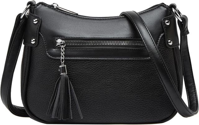 Detalle de Schultertasche für Frauen: Kleine Umhängetasche & Crossbody mit verstellbarem, abnehmbarem Gurt