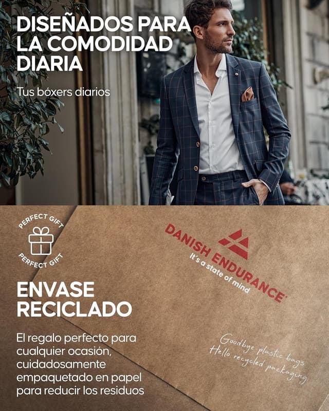 Thumbnail 4 de DANISH ENDURANCE Calzoncillos Calzoncillos Cintura Baja 6 Pack