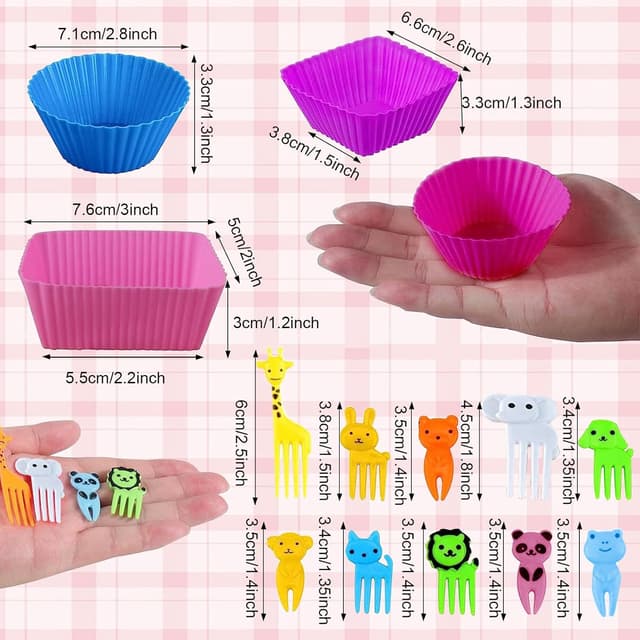 Thumbnail 1 de Silicone Lunch Box Dividers Pack