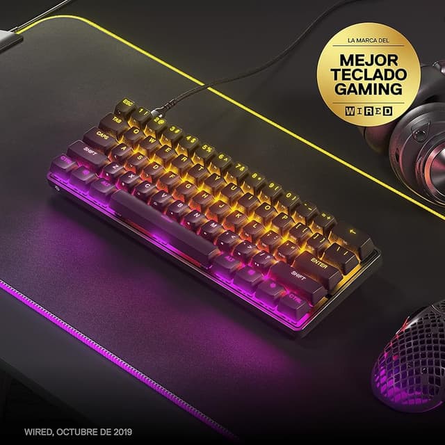 Detalle de SteelSeries Apex 9 Mini teclado 60 % 2 puntos