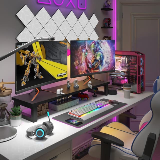 Detalle de WESTREE Dual Monitor Stand Riser for 2