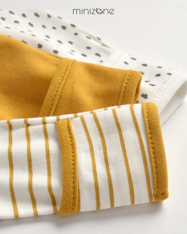 Detalle de Minizone Baby Romper Set 3pcs, 6-9 Months