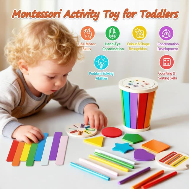 Detalle 2 de Smartwo Montessori Sortierspiel ab 1 Jahr