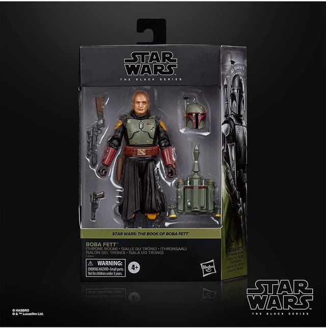 Detalle 2 de Star Wars The Black Series Boba Fett (Thronsaal) – 15 cm Sammelfigur von Hasbro (The Book of Boba Fett)
