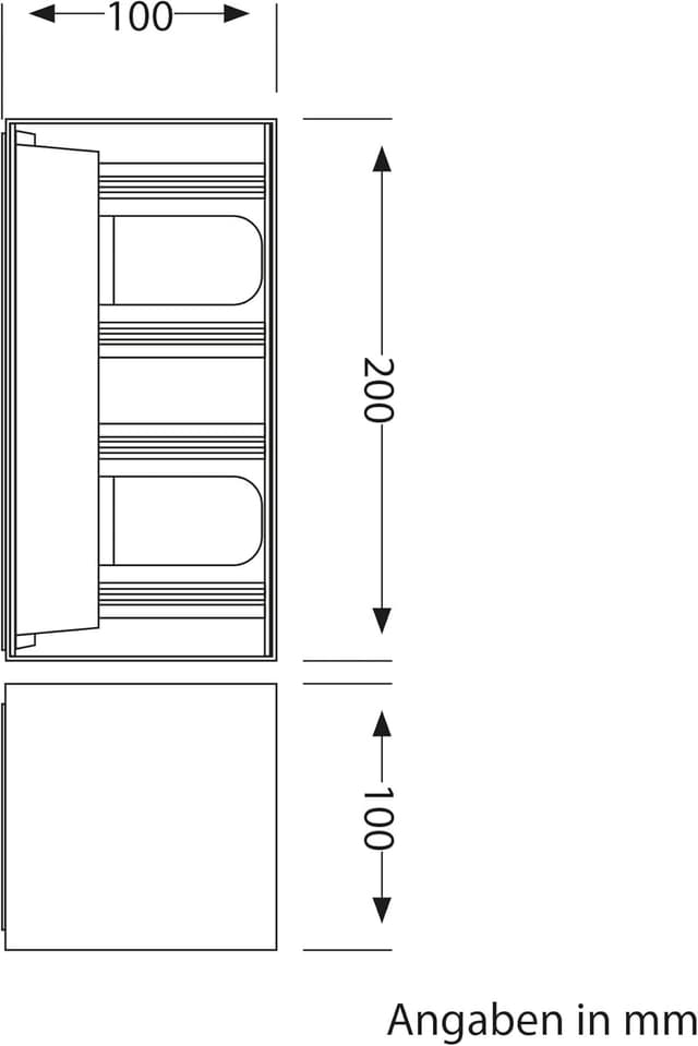 Detalle de Ledscom.de CUBEL, set da 2 lampade da parete esterne antracite IP65 con luce verso l’alto e verso il basso