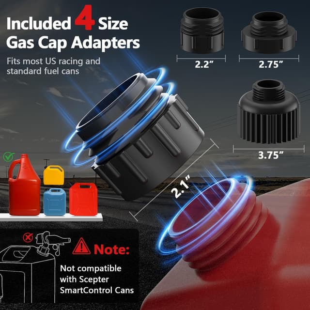 Thumbnail 5 de VEECAP Automatic Electric Fuel Transfer Pump with Auto-Stop 👷