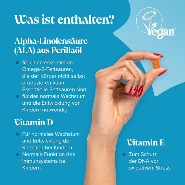 Thumbnail 4 de Novomins Omega 3 Kinder Gummibärchen 🍬