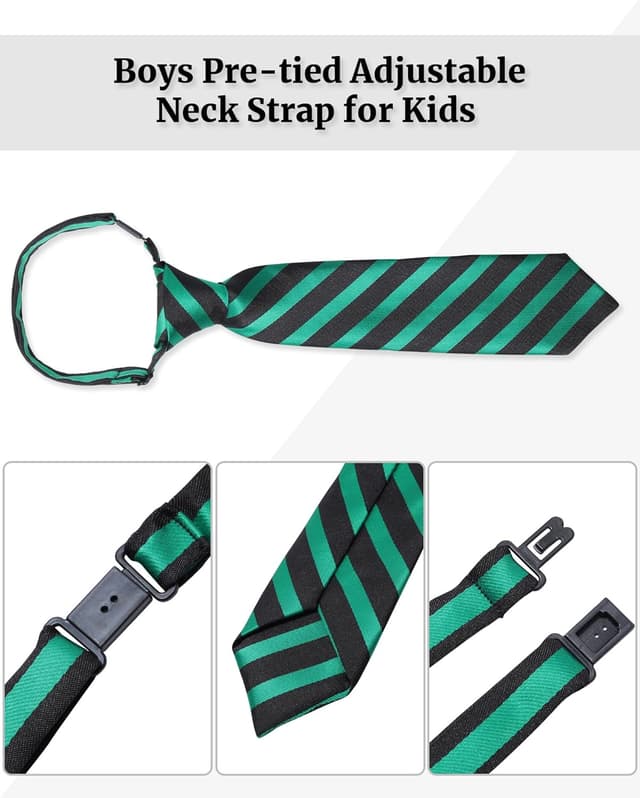 Detalle 2 de Kajeer Vorgebunden Kinder Krawatte Cashew Blume 🎀