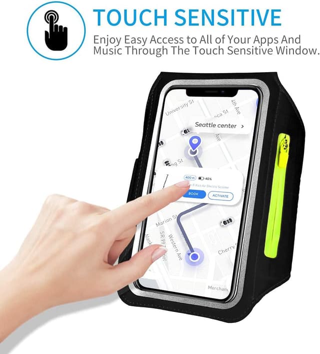 Detalle 2 de HAISSKY Running Armband for phones up to 6.9