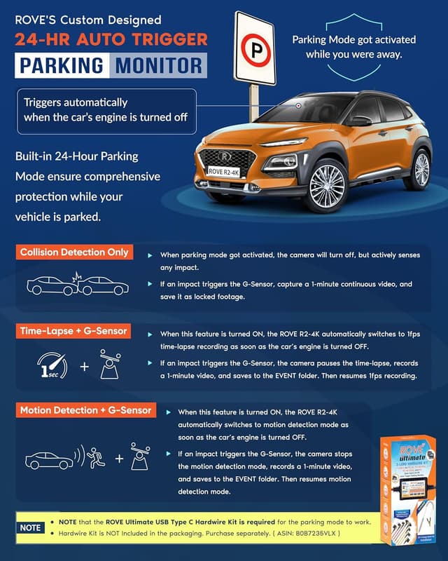 Thumbnail 4 de ROVE R2-4K Dash Cam 150°