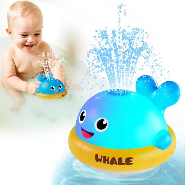 Detalle de Baby Light Up Bath Toys whale 1-3 years