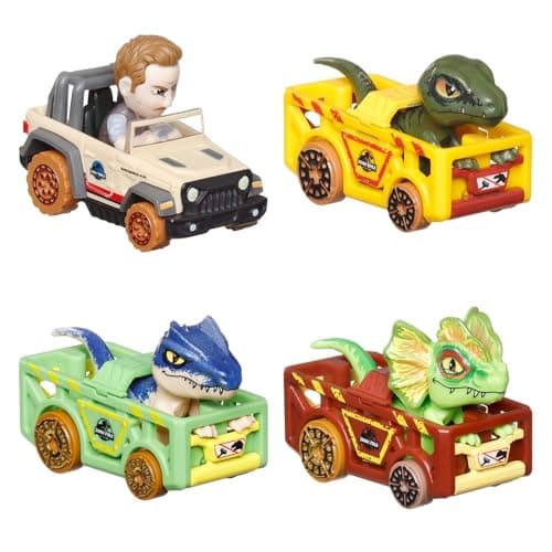 Thumbnail 2 de Hot Wheels Racerverse Pack HKD32 — 4 coches Jurassic World para +3 años