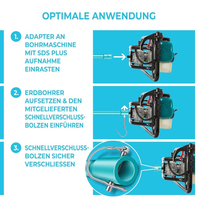 Thumbnail 6 de BRUNNENTAL Erdbohrer 200 mm für Aushub