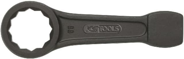 Detalle de Clé à œil à frapper KS Tools 517.0946 – 46 mm en chrome-molybdène, tête brunie
