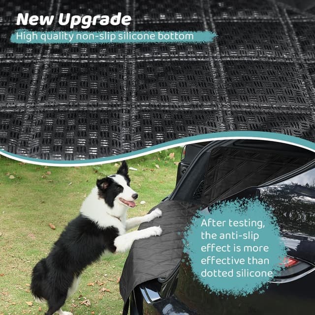 Detalle de KYG XL Car Boot Protector for Dogs (Non-slip waterproof liner) 190 x 105 x 38cm