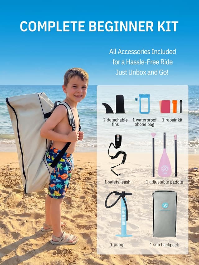 Thumbnail 6 de Niphean 10'6" Inflatable SUP Board