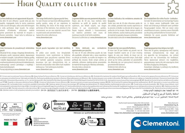 Detalle de Puzzle adulte 1000 pièces Compact 1000 pièces – Corto Maltese (70 × 50 cm)