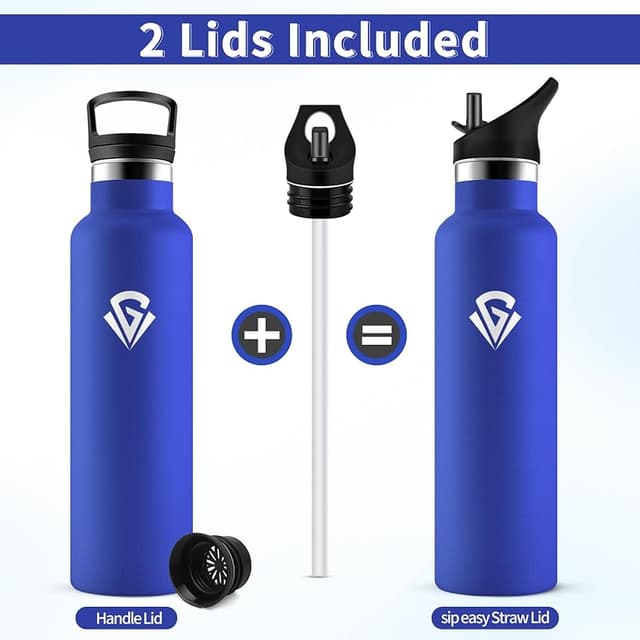 Detalle 2 de Botella Agua 750 ml acero inoxidable doble pared 🚰