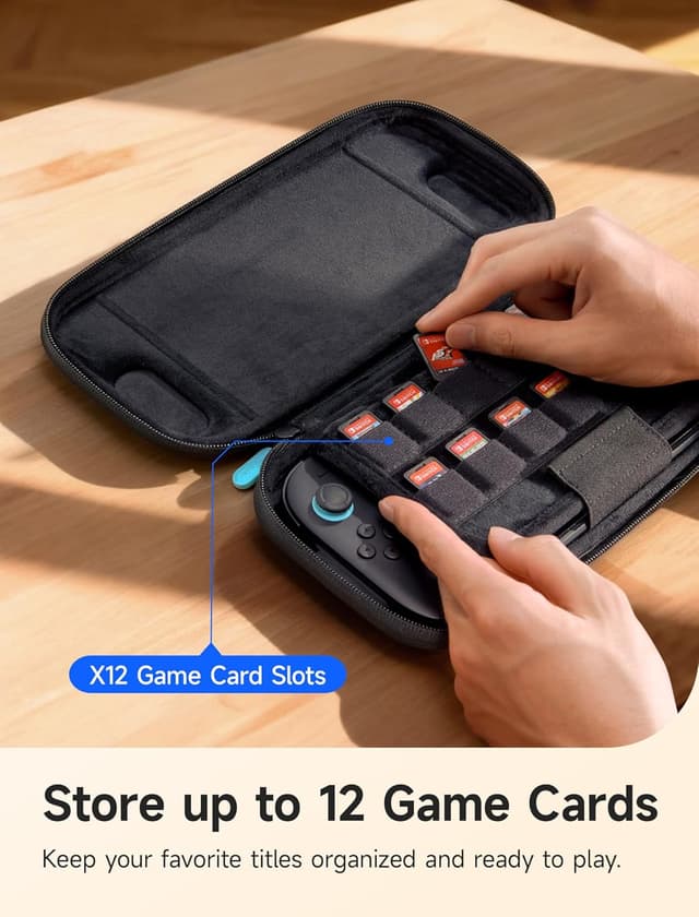 Thumbnail 4 de JSAUX Slim Carrying Case for Nintendo Switch 2 12-Slot