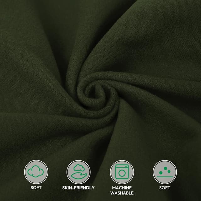 Detalle de KONVINIT Hundepullover Fleece mit Rollkragen – warmer Stretch-Sweater für große Hunde