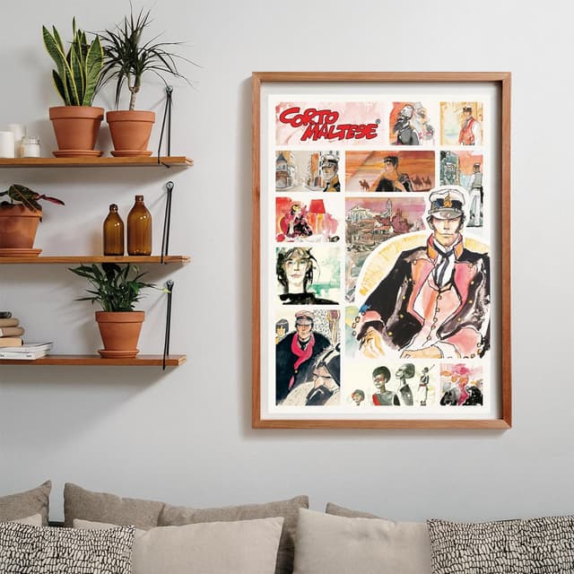 Detalle 2 de Puzzle adulte 1000 pièces Compact 1000 pièces – Corto Maltese (70 × 50 cm)