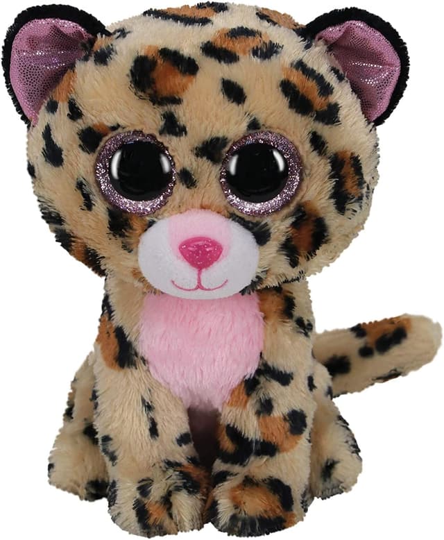 Imagen de TY Livvie Leopard Beanie Boo 24 CM en OfertitasTOP