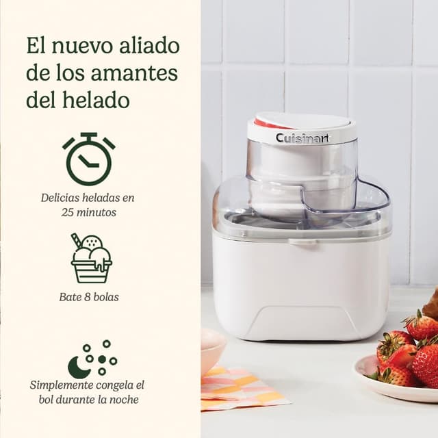 Detalle 2 de Cuisinart Solo Scoops 🥶 Heladera para helados, sorbetes y yogur