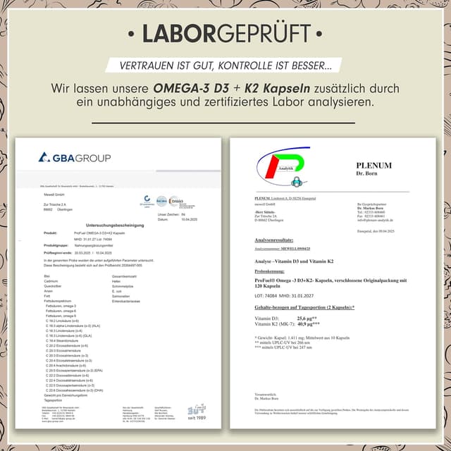 Thumbnail 4 de Omega-3 vegan 1100 mg Tagesdosis 💊