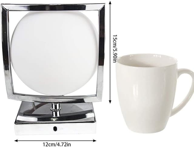 Detalle de DAXGD lampada da parete interna E27 minimal cromata con paralume in vetro (Ø15 cm)