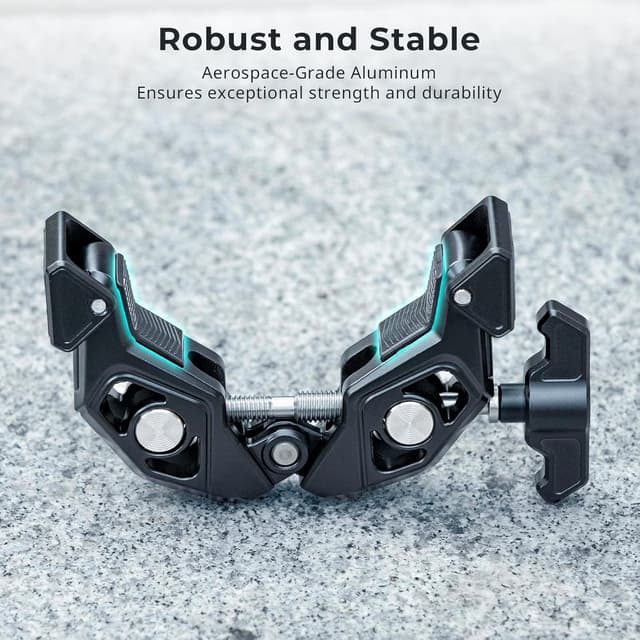 Detalle de SMALLRIG 5319 : pince de montage en forme de crabe pour appareil photo (surfaces plates ou rondes)