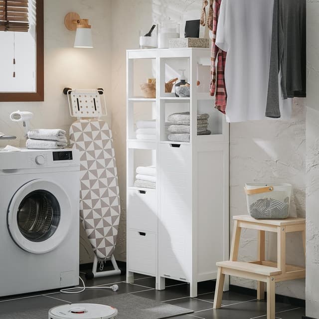 Thumbnail 4 de SoBuy BZR123-W meuble salle de bain 145 cm