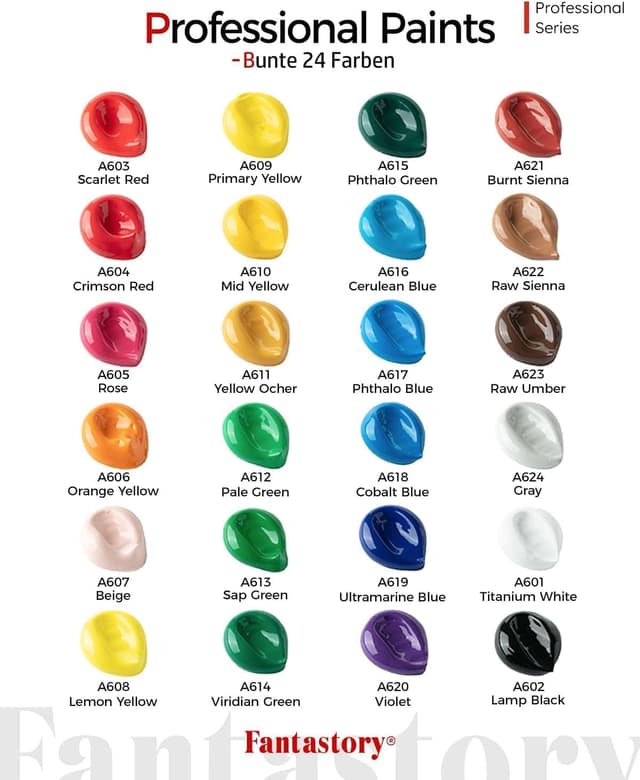 Detalle 2 de Fantastory Acrylfarben Set 24x 60ml