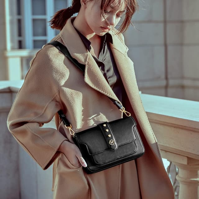 Thumbnail 6 de VICTORIA HYDE Borsa vintage con messaggio vegana con tracolla regolabile da donna