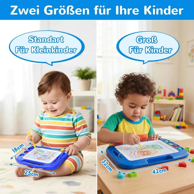 Thumbnail 3 de SGILE Magnettafel 42×32 cm für Kinder 🎨