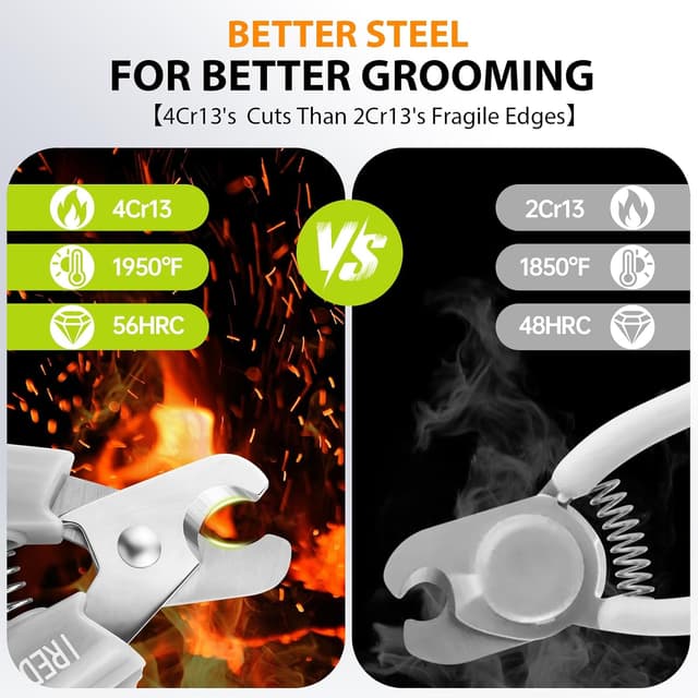 Thumbnail 5 de IREDOON Coupe-ongles chien ultra-tranchant đŸ