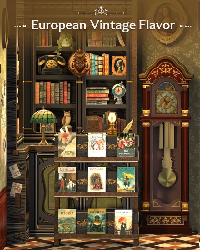 Detalle 2 de CUTEBEE Book Nook Kit 3D Puzzle