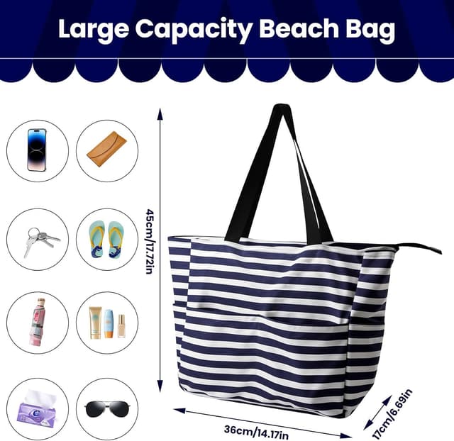 Thumbnail 3 de GTNCE Strandtasche Damen 45 x 36 x 17 cm