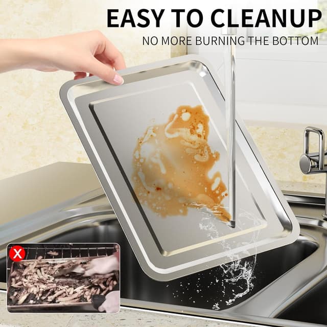 Thumbnail 6 de OPENICE Air Fryer Basket 15.6" x 11.6" 🍽