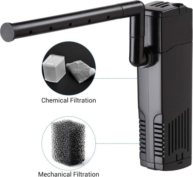 Detalle 2 de Internal aquarium filter for 40-80L